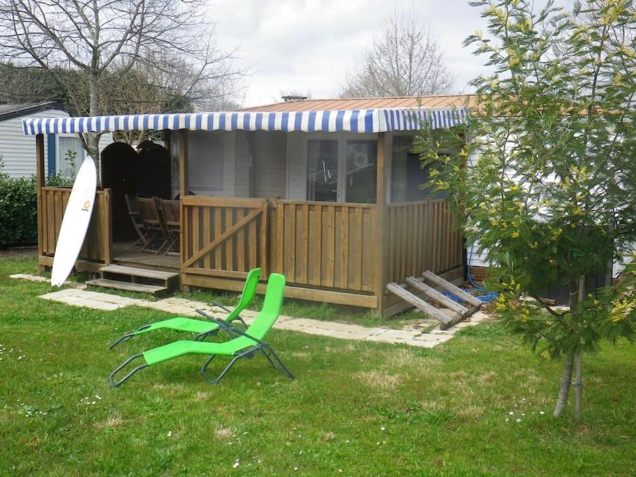 Mobil Home Sur La Cote Landaise Saint-Julien-en-Born Esterno foto
